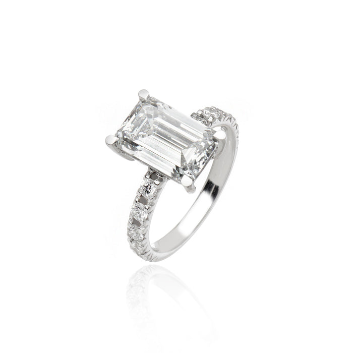 Anel Emerald C/ Side
